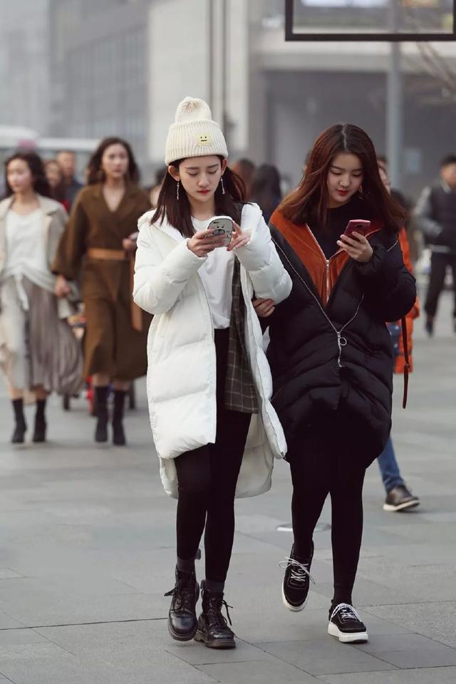 街拍冬天心中的女神范，你心中冬天的女神在這嗎