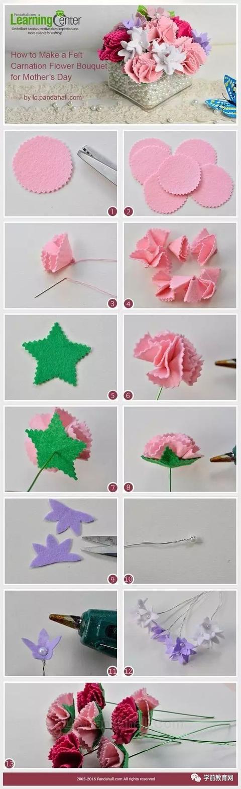 母親節(jié)：康乃馨手工大全，點(diǎn)燃媽媽的愛！