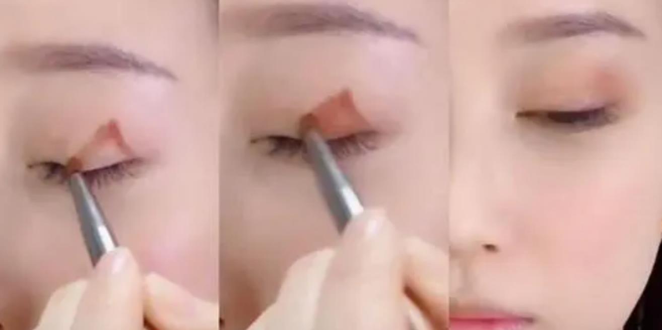 新手涂眼影最簡單方法，涂眼影的正確方法初學(xué)者步驟教程