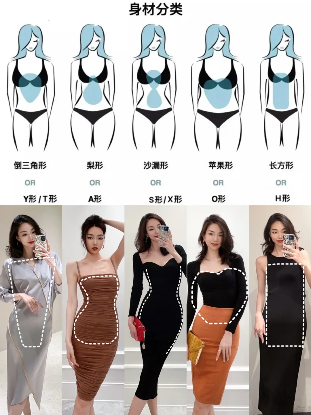 世界各人種女性體型圖譜