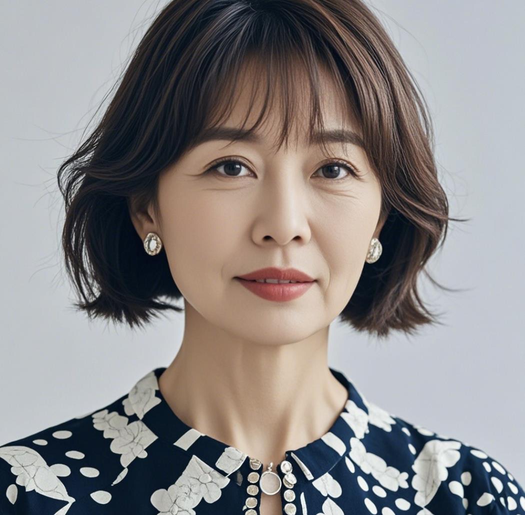 中年女人優(yōu)雅短發(fā)發(fā)型