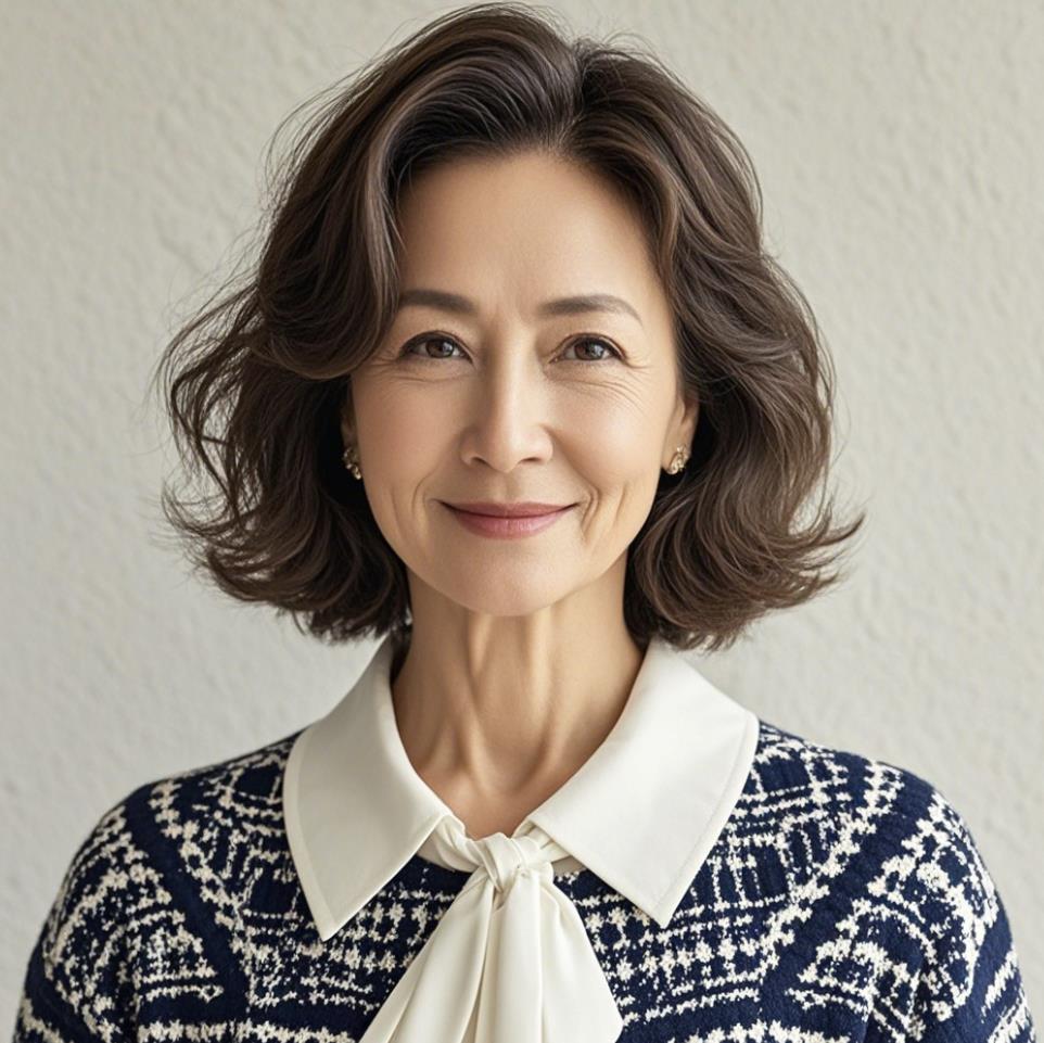 中年女人優(yōu)雅短發(fā)發(fā)型